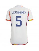 Belgie Jan Vertonghen #5 Venkovní Dres MS 2022 Krátký Rukáv